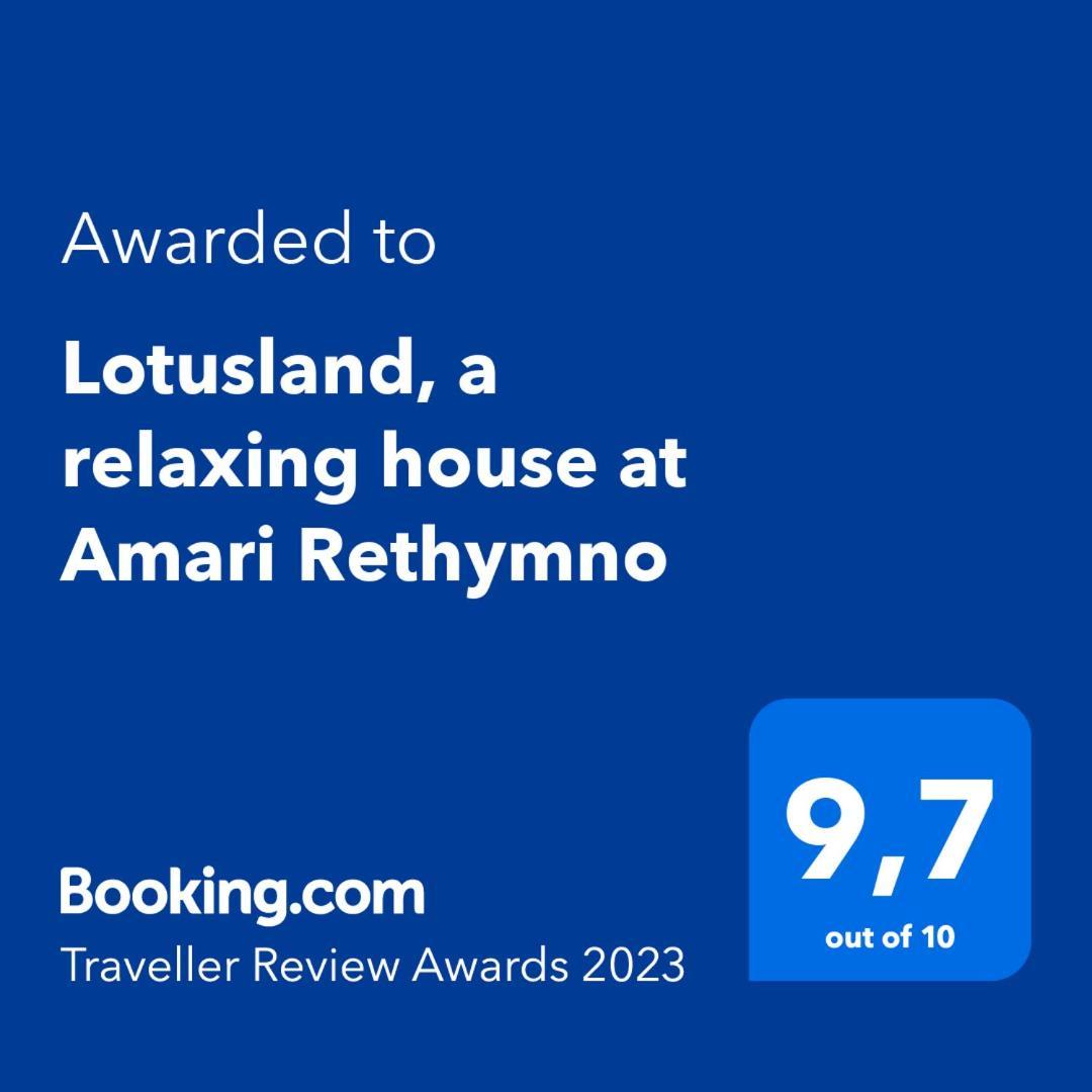 Agia Fotini  Lotusland, A Relaxing House At Amari Rethymno 빌라 외부 사진