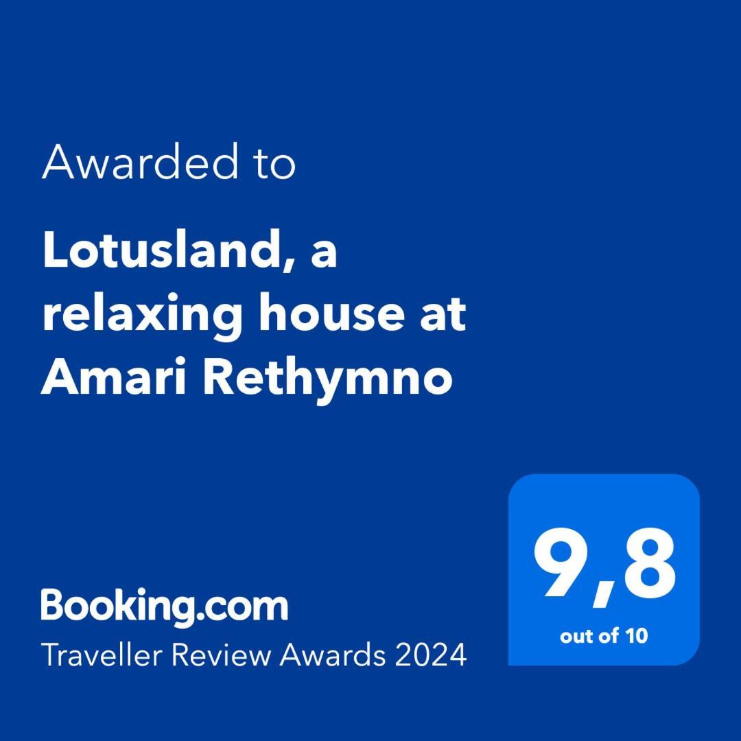 Agia Fotini  Lotusland, A Relaxing House At Amari Rethymno 빌라 외부 사진